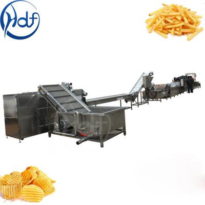 China Multifunctionele Automatische Aardappel Chips Making Machine French Fries Te koop