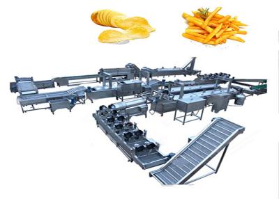 Chine Pomme de terre automatique Chips Processing Machinery Plant Potato Chips Making Machine de casse-croûte à vendre