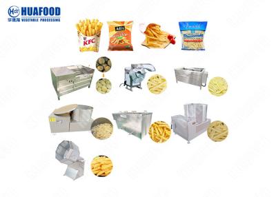 China Linha de produção automática das batatas fritas da batata/máquina semi automática das batatas fritas à venda