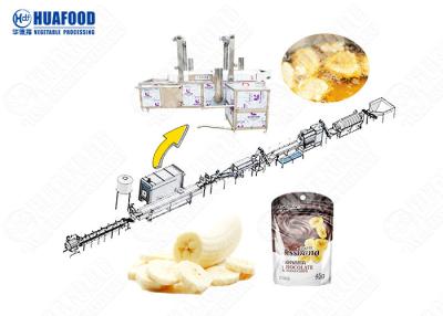 China Microprocesadores automáticos de la máquina de proceso de los microprocesadores del plátano que hacen máquina la sartén comercial de la patata frita en venta