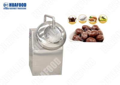 China Sugar / Candy Coating Machine , 30 - 50kg / H Output Chocolate Coating Pan Machine for sale