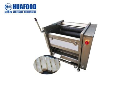 China Brush Roll Washing And Peeling Machine 1.5KW For Scallop Mussels Seashell for sale