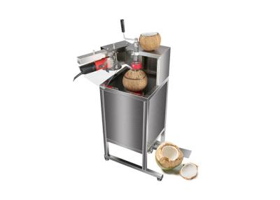 China SUS Automatic Fresh Coconut Shell Opening Machine Green Young Coconut Opener for sale