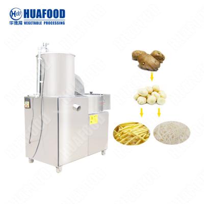 China 300kg/H van het aardappelsschilmesje de Wasmachine en van Dicer het Schilmesjemachine van Neumatic van Machineaardappels Schonere Te koop