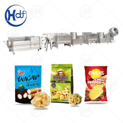 China batata frita de batata da máquina da fritada da batata 30-200kg/h que faz a máquina à venda