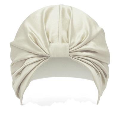 China 100% Silk Soft Mulberry Plush Silk Nightcap Sleepcap Hair Sleep Cap for sale