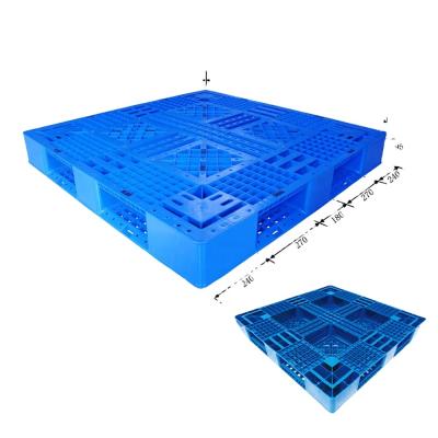 China Factory Supply Single Faced Direct Injection Molding RFID Plastic Pallet for sale