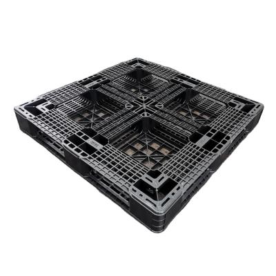 China 1000X1000X120mm Single Faced Plastic Pallet For One Way Shipping for sale