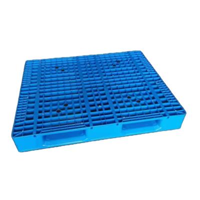 China 1200X1200X160mm Single Faced Grating Vented Top Surface Plastic Pallet With Reinforced Steel for sale