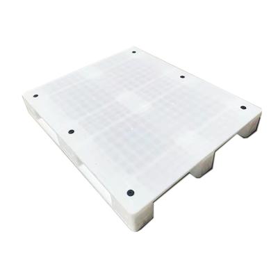 China Double Faced 1200x1100 Mm Heavy Duty Plastic Pallet With Steel Reinforcement for sale