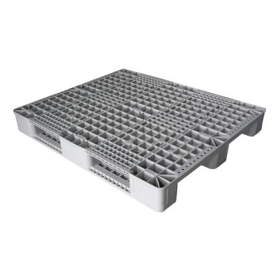 China Cheap Storage 1200X1000 Plastic Pallet Manufacturer Single Faced HDPE or PP Plastic Warehouse Pallets for sale