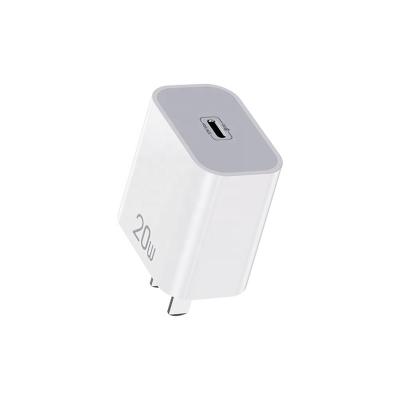 China Mobile Phone/Ipad/Camera/PDA/MP3 Trending Products 2023 New Arrivals iPhone Accessories CN/US/EU/UK Plug Type-C 20W PD Wall Charger Fast Travel Adapter For Phone for sale