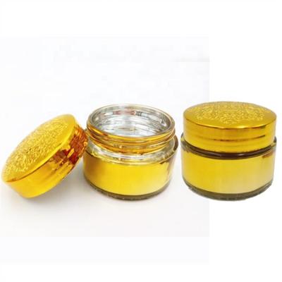 China Personal Care 10G Gold Lid Packaging Use Glass Bottles For Saffron for sale