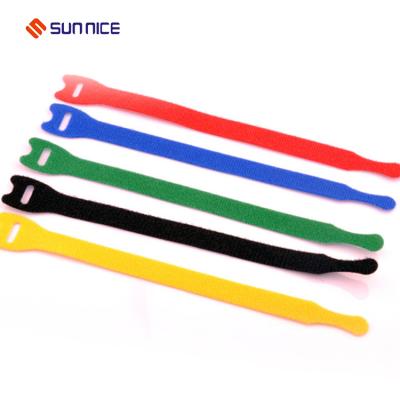 China High Quality Hook And Loop High Temperature Resistant+ Antistatic+Eco-Friendly+Waterproof Polyester Logo Cable Ties for sale