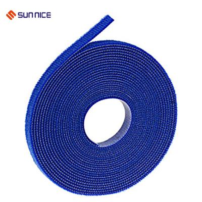 China Sustainable 100% Nylon Self Grabbing Hook And Loop Tape For Cable Wire en venta