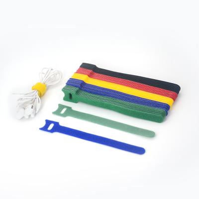 China Adjustable Nylon Hook And Loop Fastener Nylon Cable Ties à venda