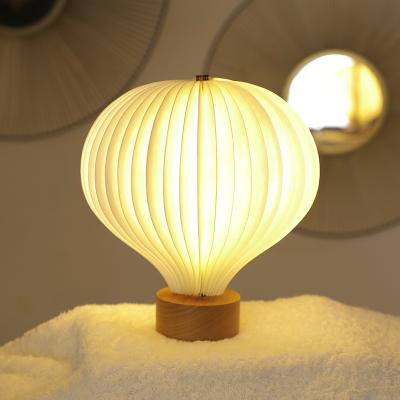 China 2021 Eco-friendly Creative Led Rechargeable Night Light Home Decor Bedside Table Lamps Balloon Lamp for sale