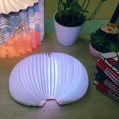 China 5 Color Folding LED Night Light Portable Creative Changing Gift Best For Children Kids Sleeping Night Lamp for sale