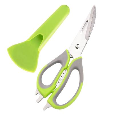 China Cutting Meat Kitchen Shears - Multi Functional Kitchen Scissors With Magnetic Holder for sale