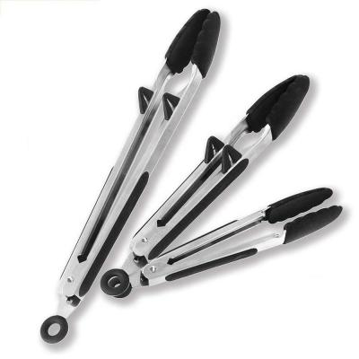 China Sustainable High Quality Kitchen Accessory Tools Stainless Steel Food Cooking Tongs for sale