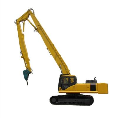 China Excavator Demolition Boom High Reach Arm And Boom With CE Certificate 24m Long Attachment Hot Selling for sale