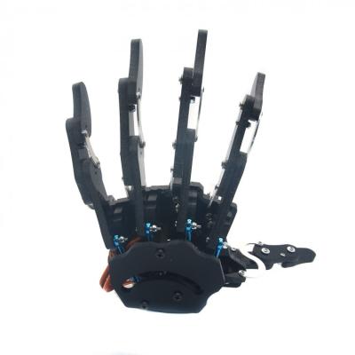 China Home Use Robot Claw Clamp Arm Left Hand Five Mechanical Fingers With Servos For Robot DIY Assembled for sale