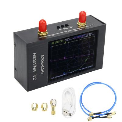 China NanoVNA V2 50KHz-3GHz Vector Network Analyzer Antenna Analyzer With Metal Shell For Shortwave HF VHF UHF 67675 for sale