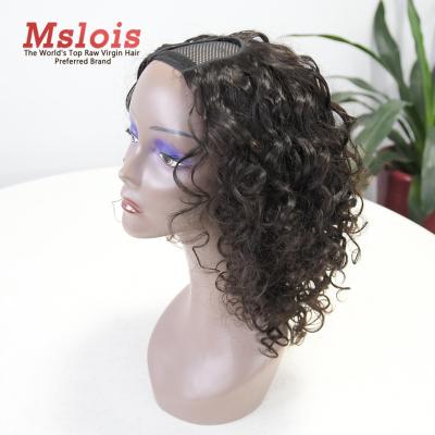 China Best Selling 100% Italian Luster Mslois Hair U-Part Hair Wigs China Suppliers Healthy Natural Hair Wigs Curly In Summer for sale