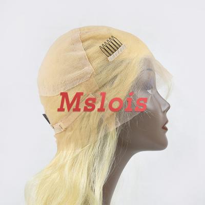 China Wholesale Healthy Natural Blonde Hair 613 Full Lace Wig Luster Mslois Hair Lace Distributor Wig for sale