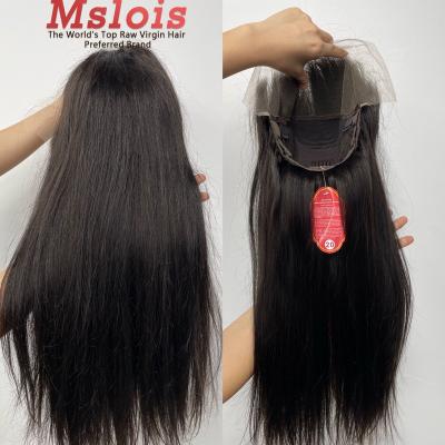 China Luster Mslois Hair 200% 13x4 HD Healthy Natural Straight Lace Front Wig for sale