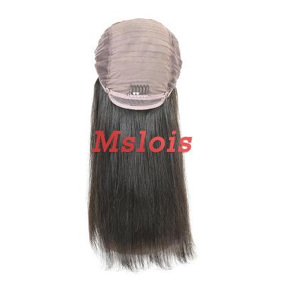 China Luster Mslois Healthy Natural Hair Wholesale Straight 13x4 Lace Frontal Wig Transparent Lace Hair Wig For Women for sale