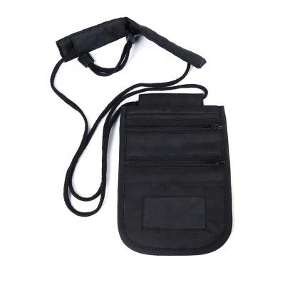 China Lightweight And Safe RFID Neck Stash Pouch Travel Holder Passport ID Wallet Bag for sale