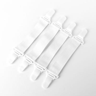 China Easy to attach and remove Slip-resistant elastic white sheet clip fasteners for sale