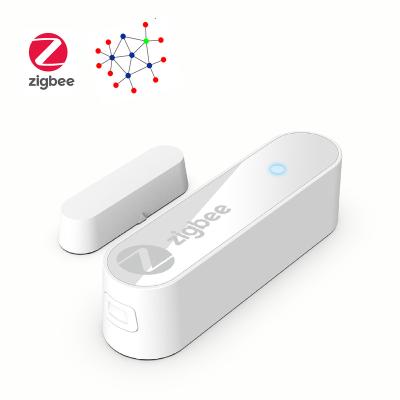 China Shenzhen Tuya wifi zigbee door/window sensor with magnetic contact for homem smart automation smart life app Mc-Xz for sale