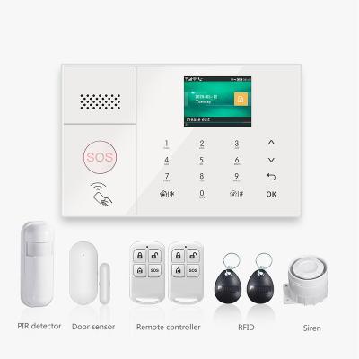 China Danwish Best Wireless Home Security Burglar System Kit 4G Life Tuya Smart App Control Wifi Alarm System DW-AS108-4G for sale