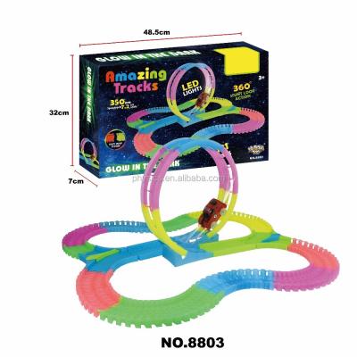 China 2016 Hot Sale RC Hobby RC Puzzle Train Track Toys Magic Block Car Track Toy For Children for sale