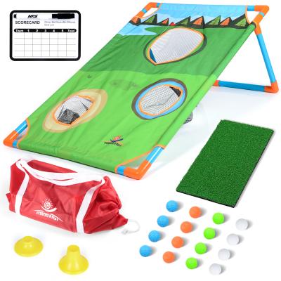 China Graphite Graphite EXERCISE N PLAY Outdoor Sport Game Backyards Play Toy Cornhole Game Training Golfing Target Net Fun Golf Game New For All Ages for sale