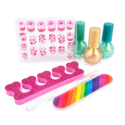 China Kids Make Up Kids Make Up Peelable Non-Toxic Water Based Safe and Kids Friendly Makeup Nail Polish Set for Little Girls for sale