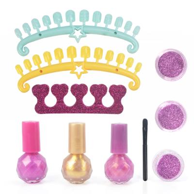 China Kids Make Up Kids Make Up Wholesale Kids Nail Polish Kids Beauty With Eyeshadow Makeup Set Toy for sale