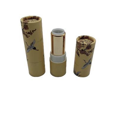 China Eco Friendly Biodegradable Cardboard Lipbalm Lipbalm Containers Lift Up Lipstick Packaging Cardboard Paper Tubes for sale