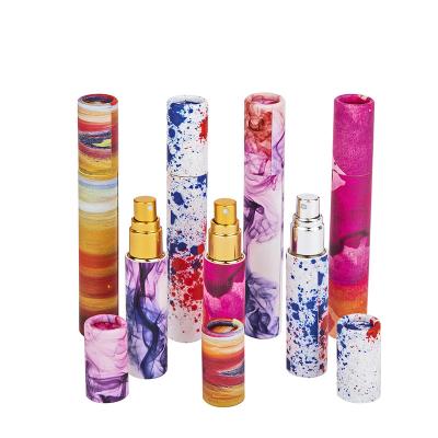 China Biodegradable Custom Recyclable Cardboard Tube Cylinder Perfume Paper Cardboard Postal Tube For Perfume for sale