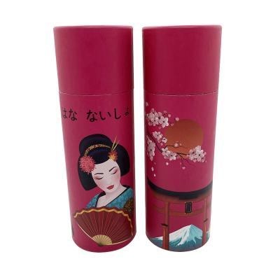 China New Design Special Biodegradable Cardboard Box Gift Packaging Underwear Cylinder Paper Round Tube for sale