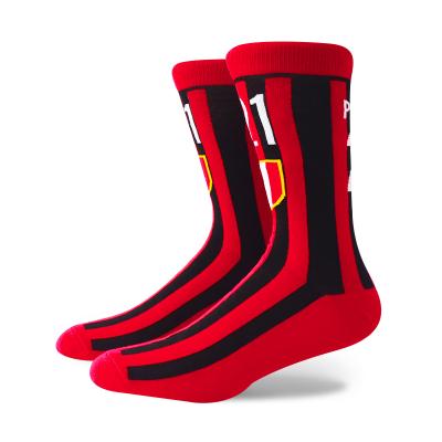 China Factory Price Sporty Sustainable Mens Breathable Custom Football Grip Socks for sale