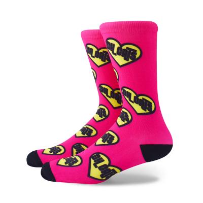 China High Quality Sustainable Breathable Reasonable Price Custom Socks Print for sale