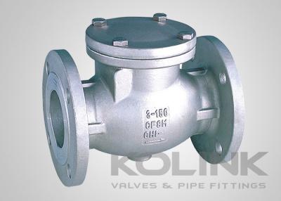 Китай JIS Swing Check Valve CF8 CF8M SCS13A SCS14A Фланцевый амортизатор доступен продается