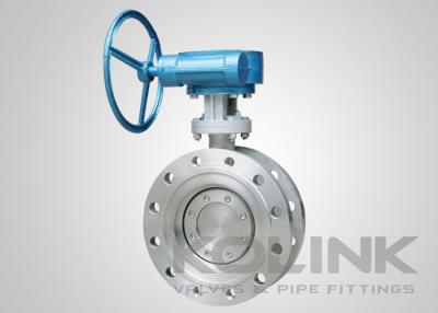 China Válvula de borboleta de alta pressão de dupla flange, classe 150 - 900, PN 10 - PN 160 à venda