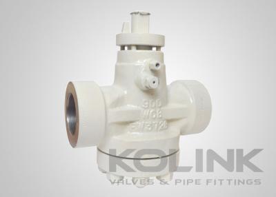 Chine Valve de prise à filetage, valve de prise lubrifiée à pression équilibrée en acier coulé à vendre