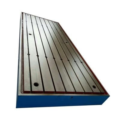 China 2022 Precision t slot base test bed surface plate cast iron platform for sale