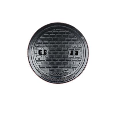 China 2021 new Cast iron heavy duty round fiberglass manhole cover for sale