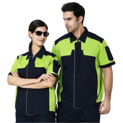 China Wholesale Custom Lightweight Short Sleeve Mechanic Waterproof Work Wear Uniforms for sale